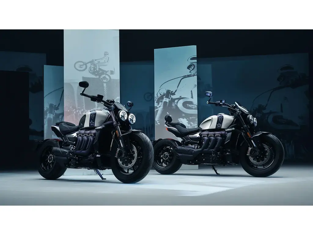 Triumph Rocket 3 Gt Evel Knievel Edition Chrome/Pure White 2025