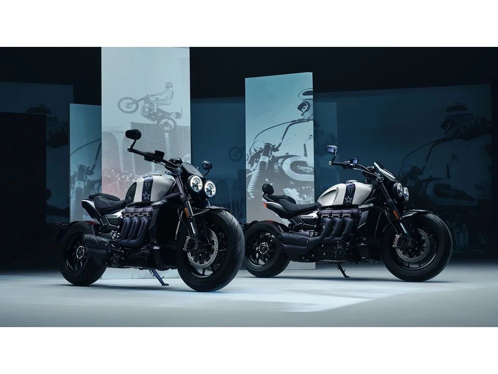 2025 Triumph Rocket 3 Gt Rocket 3 Gt Evel Knievel Edition Chrome/Pure White alt