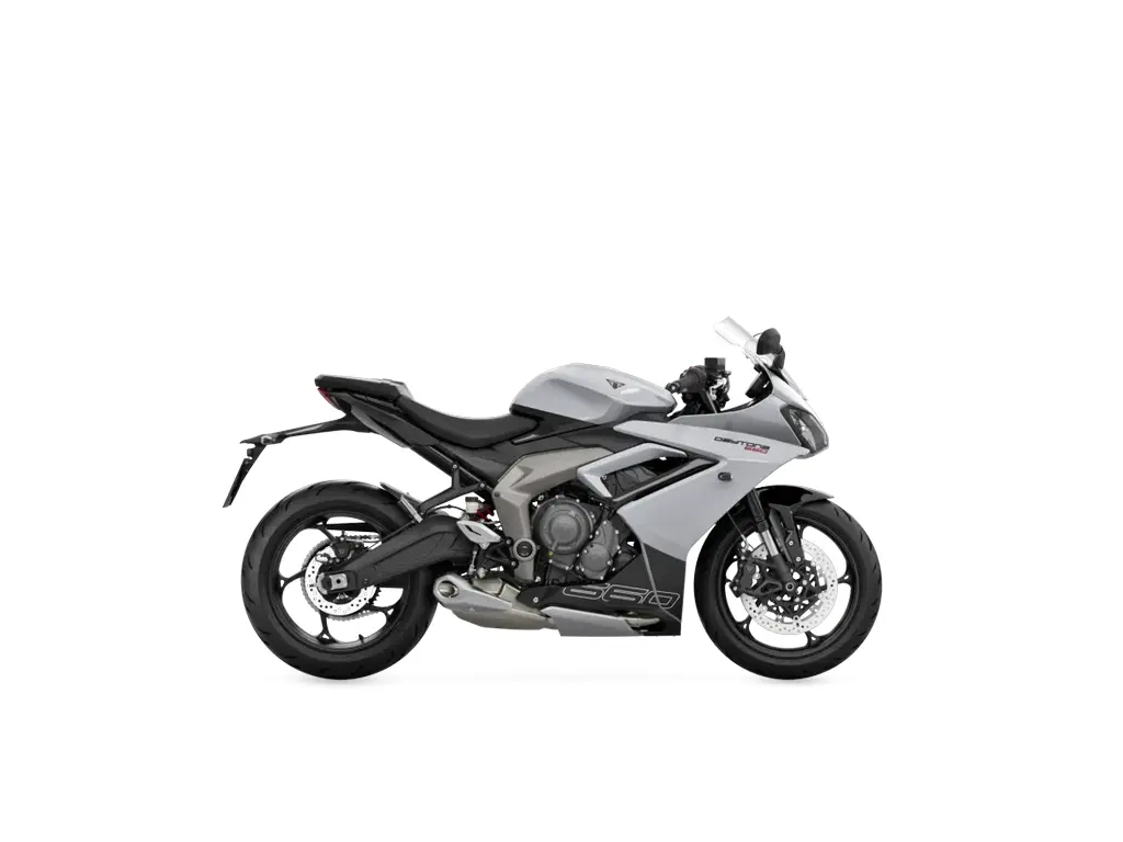 Triumph Daytona 660 Snowdonia White / Sapphire Black 2025