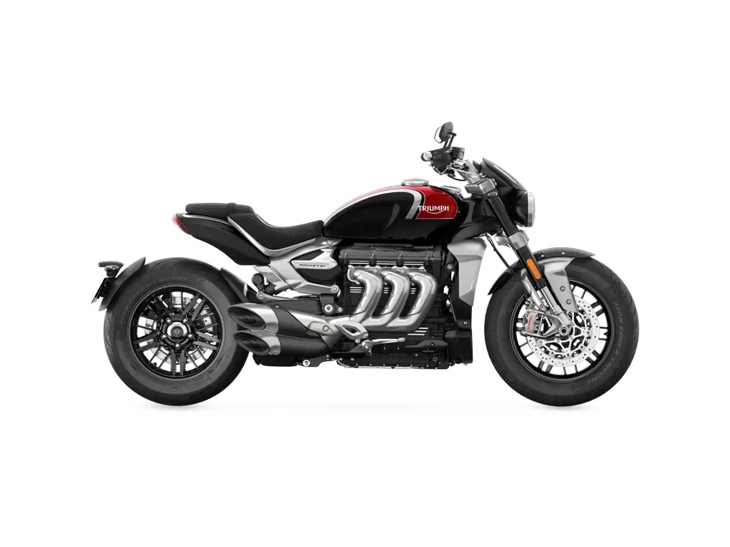 2025 Triumph Rocket 3 R Sapphire Black / Carnival Red / Silver Ice