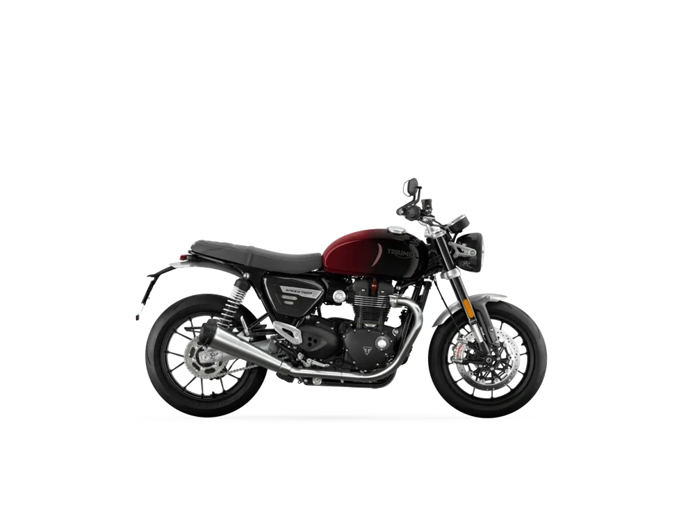 Triumph Speed Twin 1200 Speed Twin 1200 Stealth Edition - Sapphire Red/ Silver Red 2025 alt