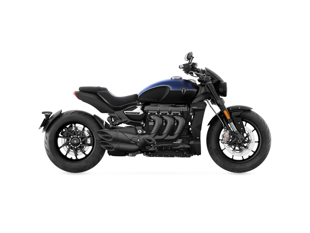 Triumph Rocket 3 Storm Rocket 3 Storm R Satin Pacific Blue and Matte Sapphire Black 2025 alt