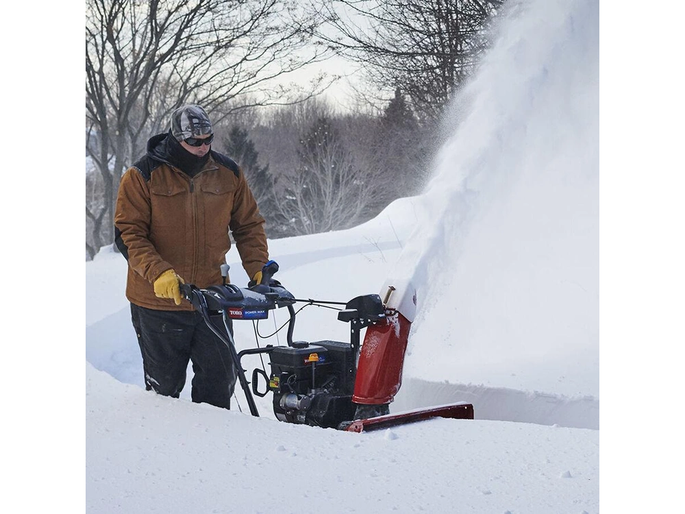 Toro Souffleuse à neige à deux phases Power Max 826 OHAE de 66 cm (26 po) et 252 cm³, à essence avec démarrage électrique Souffleuse à neige à deux phases Power Max 826 OHAE de 66 cm (26 po) et 252 cm³, à essence avec démarrage électrique 2025 alt