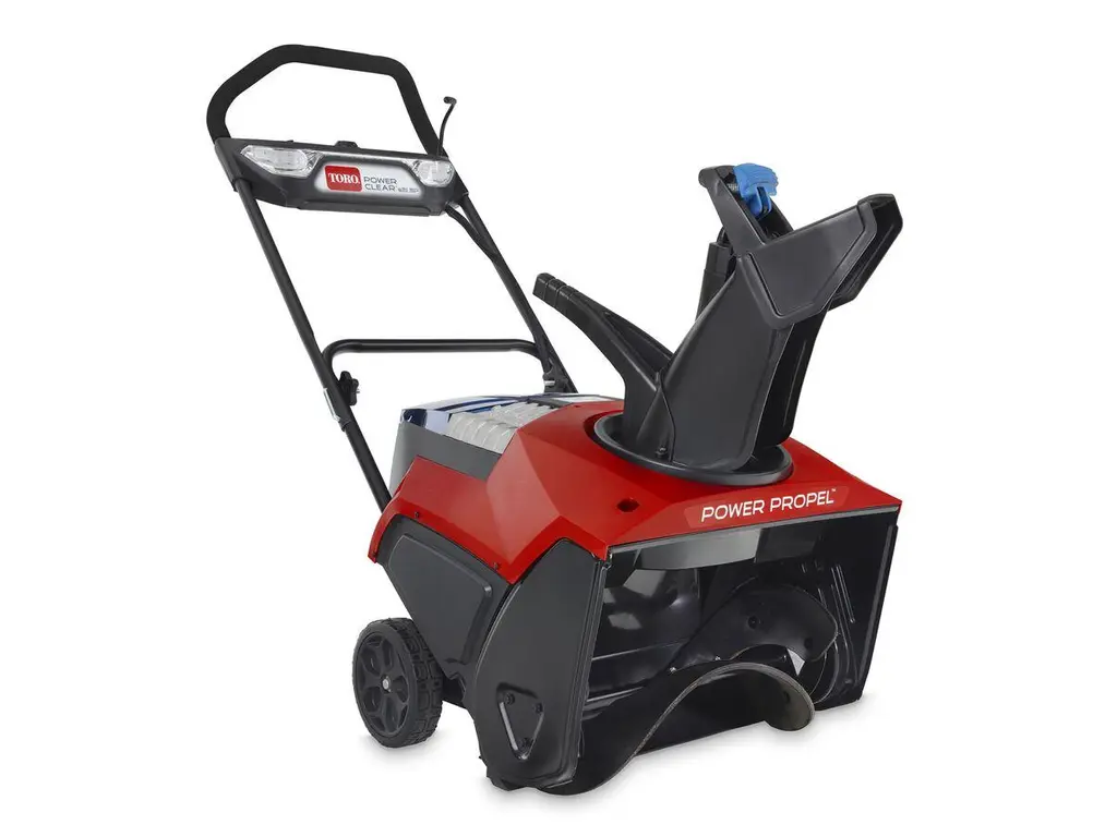 2025 Toro 60V MAX* 21 in. (53 cm) Power Clear® Self-Propel Single-Stage Snow Blower - 10.0Ah Battery Included