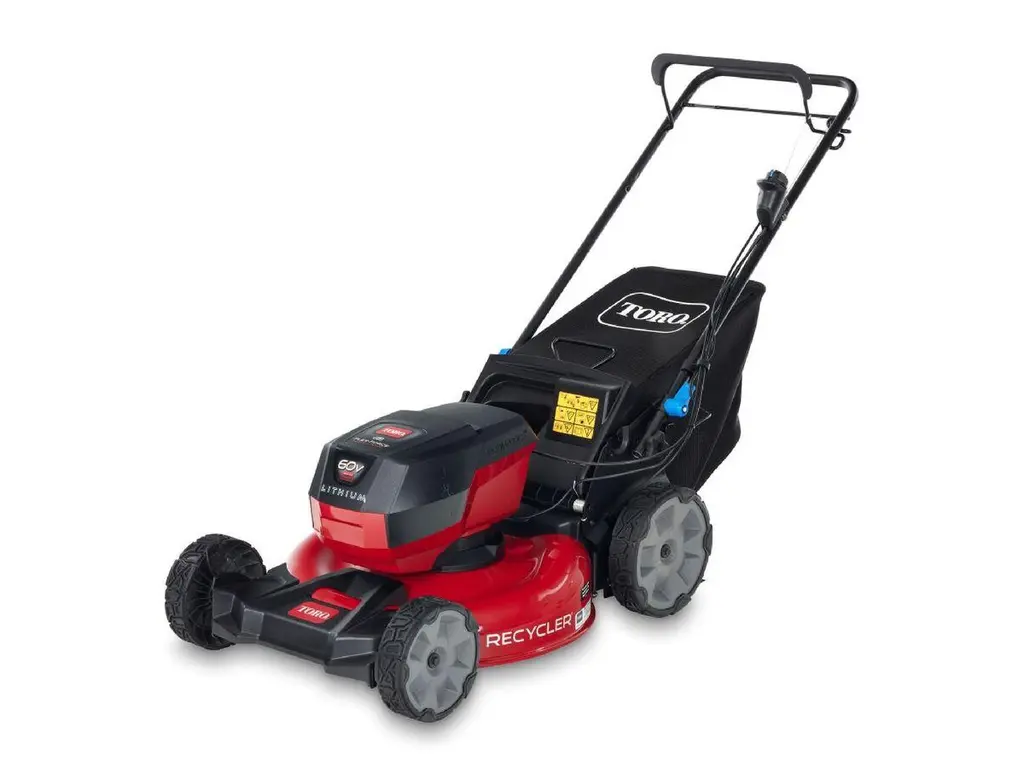 2025 Toro 60V Max* 21 in. (53 cm) Recycler® Self-Propel Lawn Mower - 5.0Ah Battery Included