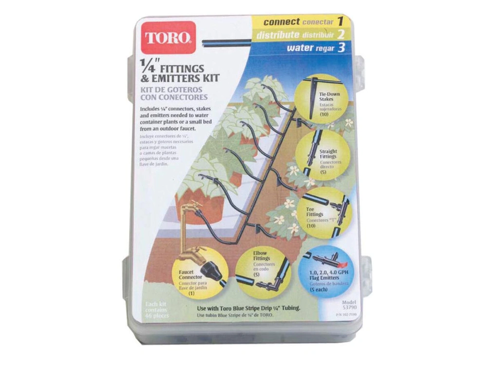 Toro Kit raccords et émetteurs de 6,35 mm (¼ po) Kit raccords et émetteurs de 6,35 mm (¼ po) 2025 alt