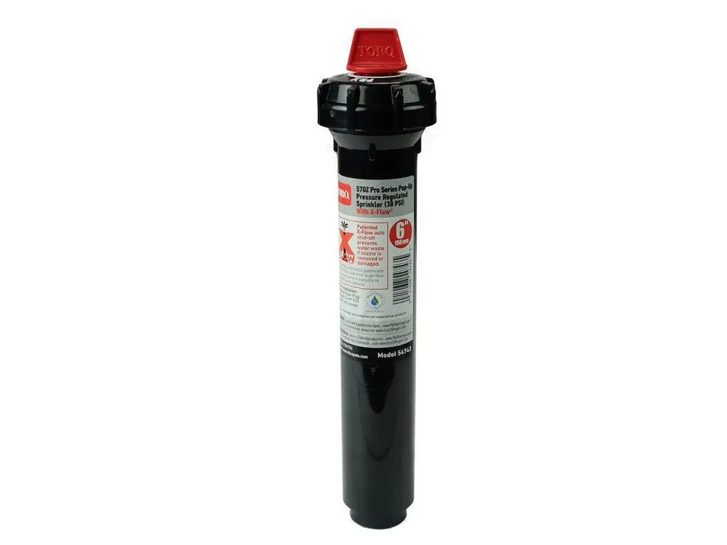 2025 Toro 6 in. spray head, body only, w/PR, X-FLOW