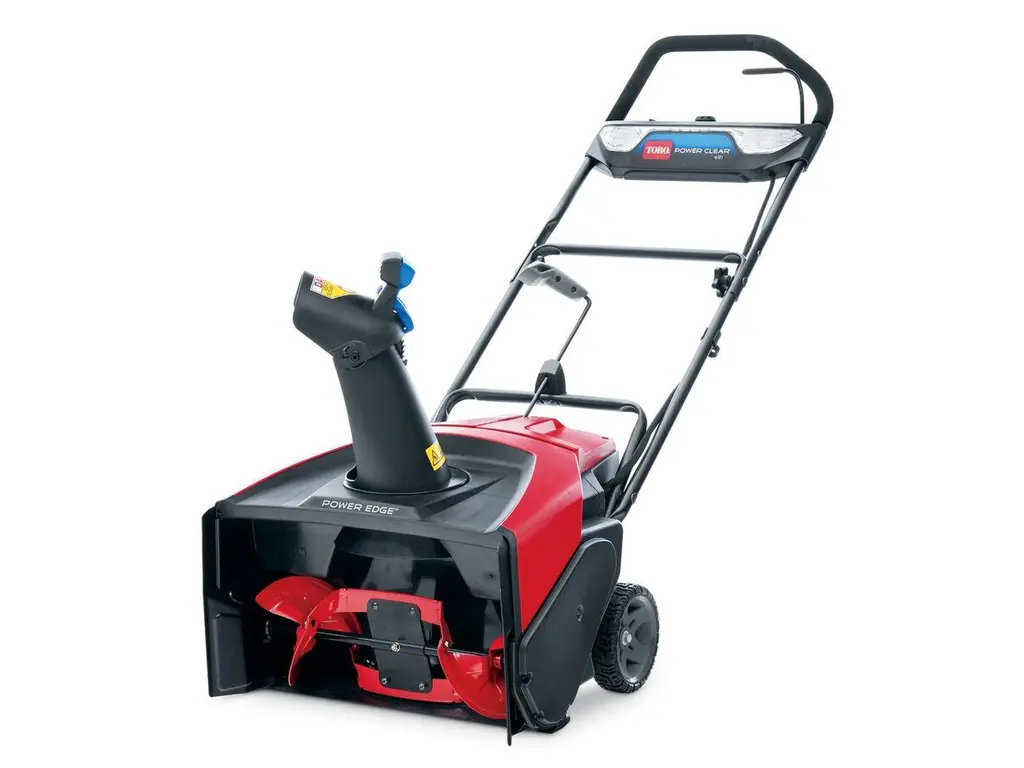 Toro Souffleuse à neige monophase Power Clear® e21 de 60 V MAX* et 53 cm (21 po) – 2 batteries de 6,0 Ah incluses 2025