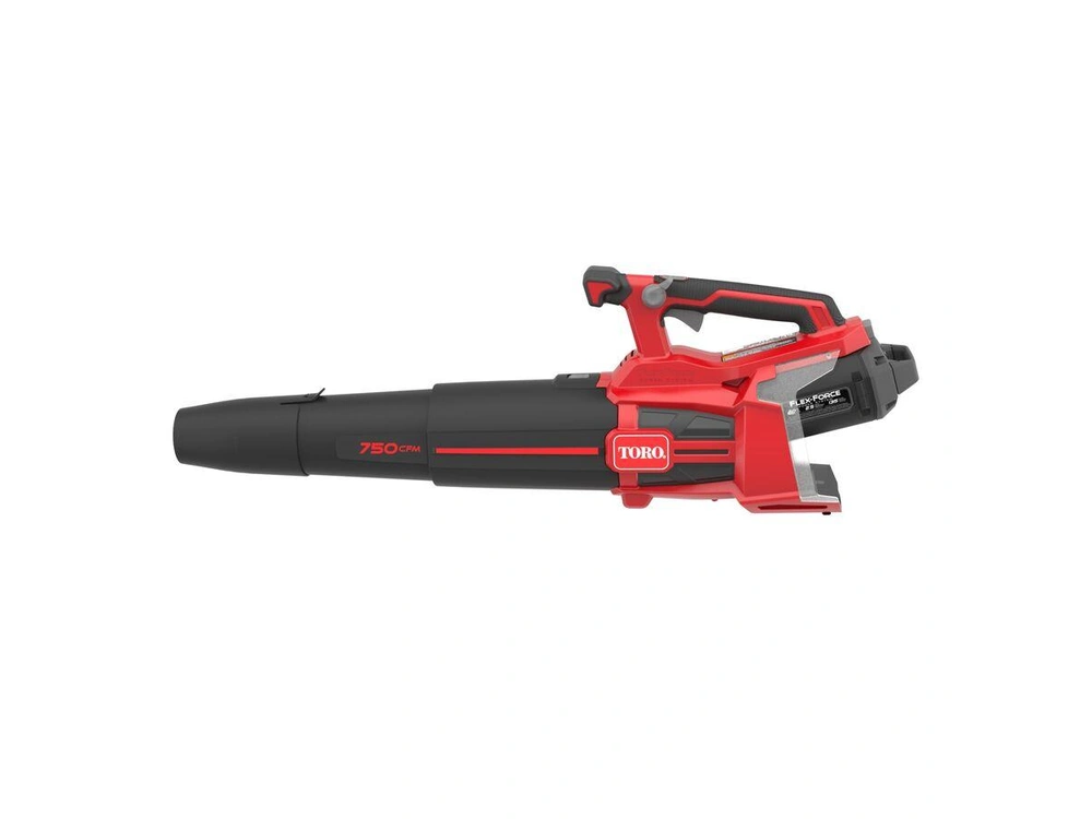 Toro Souffleur de feuilles de 60 V MAX* et 17 m³/min (750 pi³/min) sans balais – batterie de 2,5 Ah incluse Souffleur de feuilles de 60 V MAX* et 17 m³/min (750 pi³/min) sans balais – batterie de 2,5 Ah incluse 2025 alt