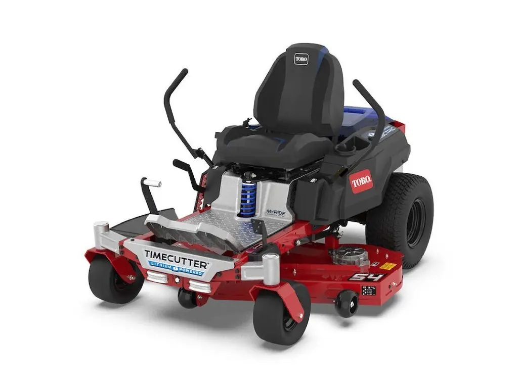 Toro Tondeuse à rayon de braquage nul TimeCutter® MyRIDE® de 137 cm (54 po) et 60 V MAX* – 5 batteries de 10,0 Ah et 1 batterie de 4,0 Ah incluses 2025
