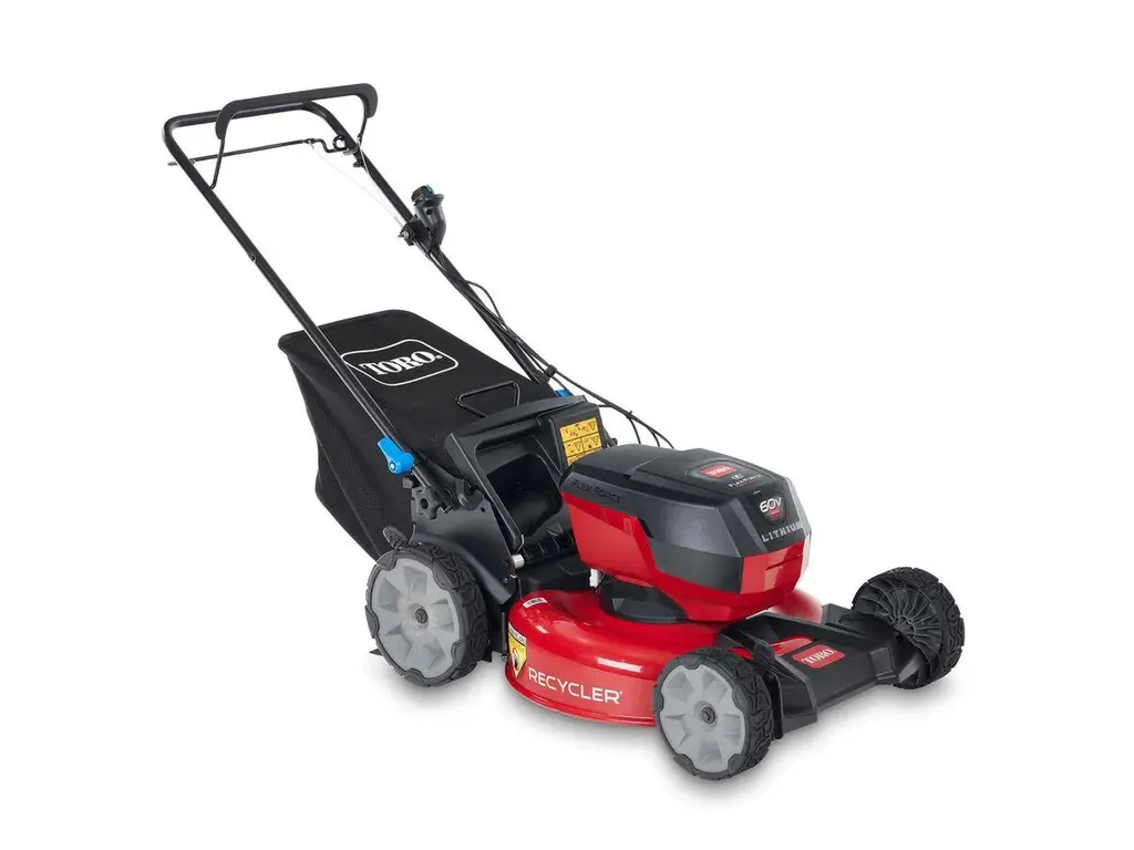 2025 Toro 60V Max* 21 in. (53 cm) Recycler® Self-Propel Lawn Mower – 6.0Ah Battery Included