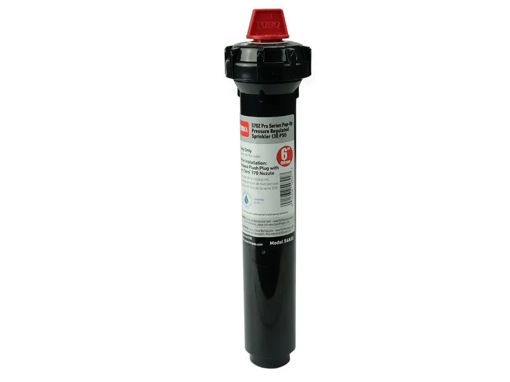 Toro 6 in. spray head, body only, w/PR, side inlet 2025