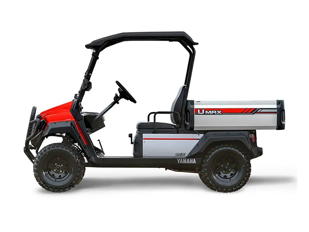 2025 Yamaha Golf Car UMAX Rally Coral Red Metallic