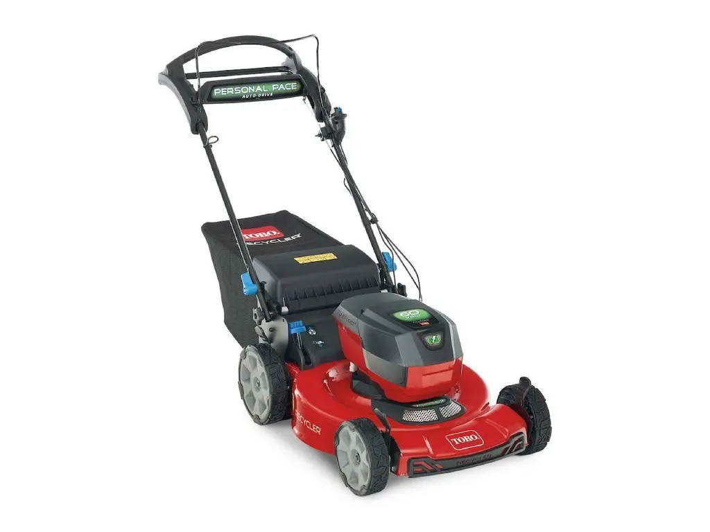 Toro Tondeuse à gazon Recycler® de 60 V Max* et 56 cm (22 po) avec Personal Pace® – batterie de 6,0 Ah incluse (21466) 2025