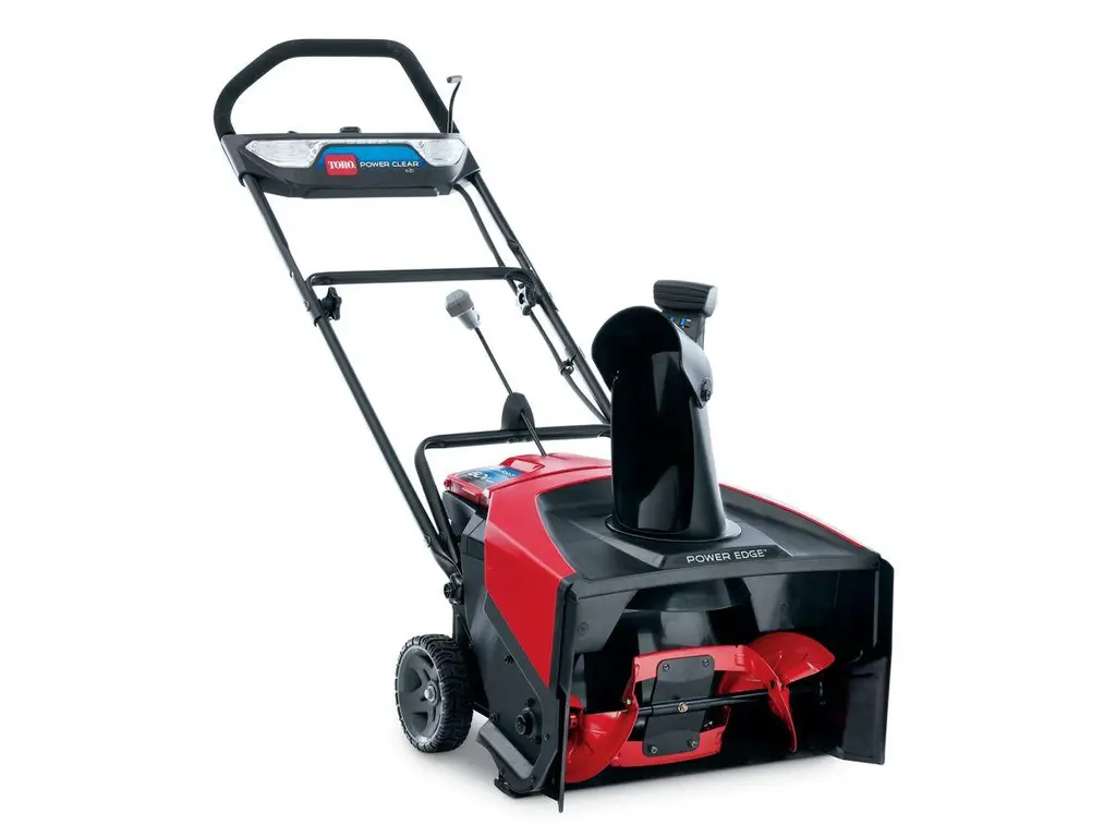 Toro Souffleuse à neige monophase Power Clear® e21 de 60 V MAX* et 53 cm (21 po) – 2 batteries de 6,0 Ah incluses 2025