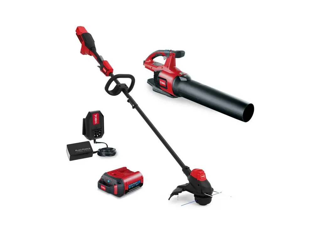 2025 Toro 60V MAX* 2-Tool Combo Kit: 490 CFM Leaf Blower & 13 in. (33 cm) String Trimmer - 2.0Ah Battery Included