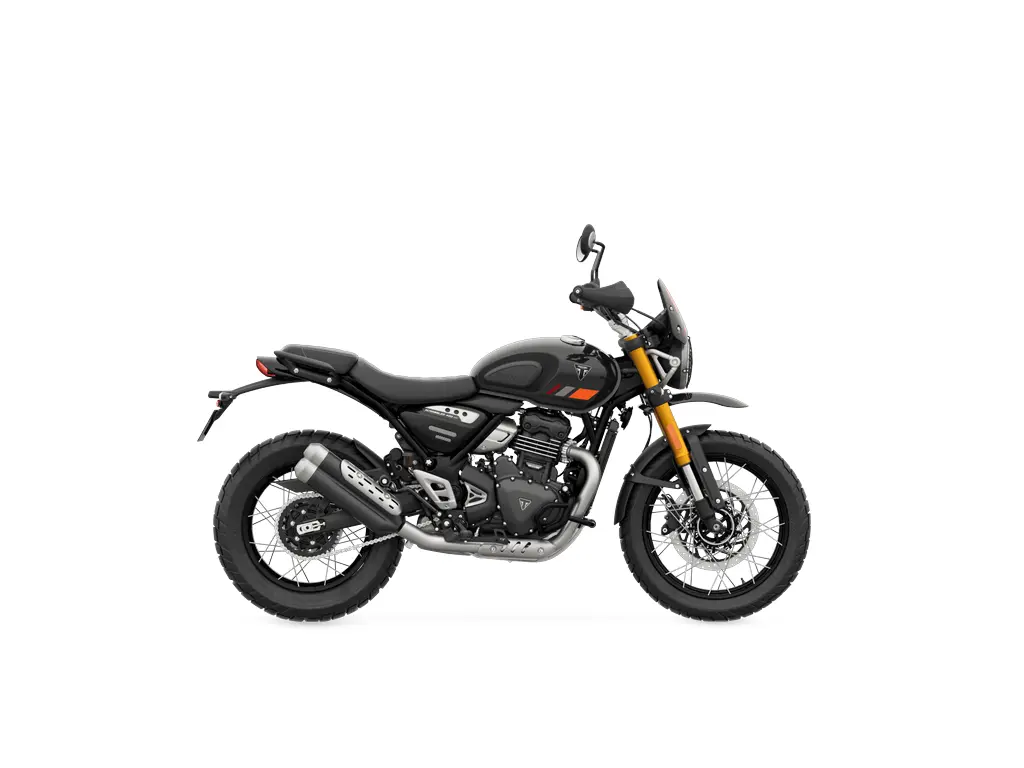 2025 Triumph Scrambler 400 XC Storm Grey