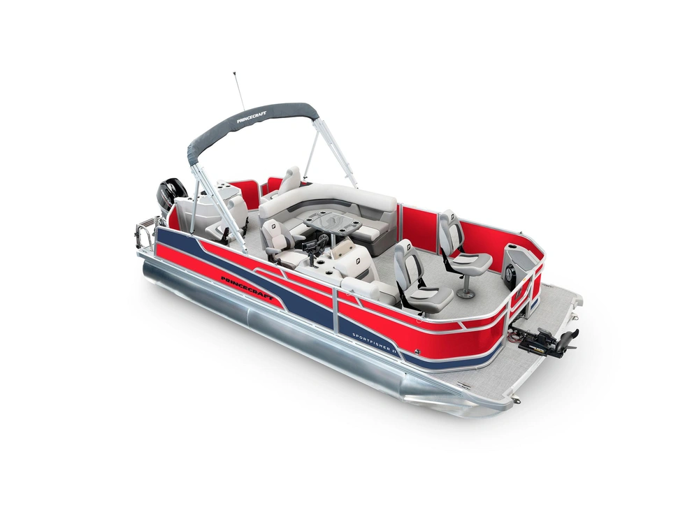 Princecraft Sportfisher 21-4S Sportfisher 21-4S Rouge Rubis - Édition Bleu Nautique 2025 alt