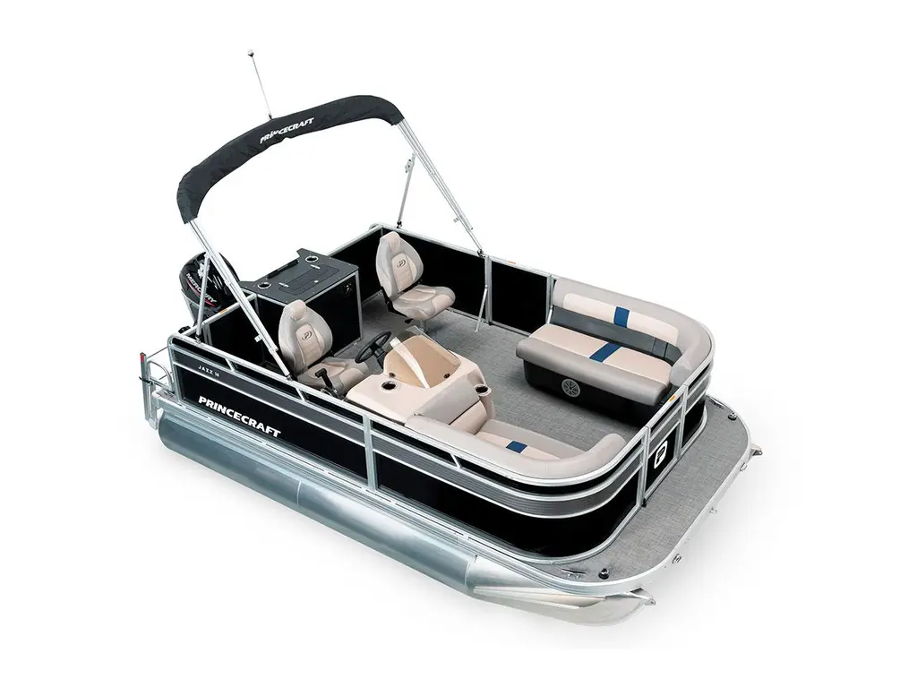 2025 Princecraft Jazz 14-2RS Black – Grey Metallic Graphic Package