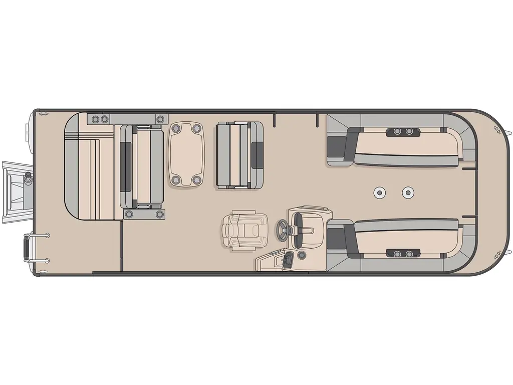 2025 Princecraft Quorum® 25 RL Steel Grey - Elegance Edition (Excluding Grey Metallic Accent)