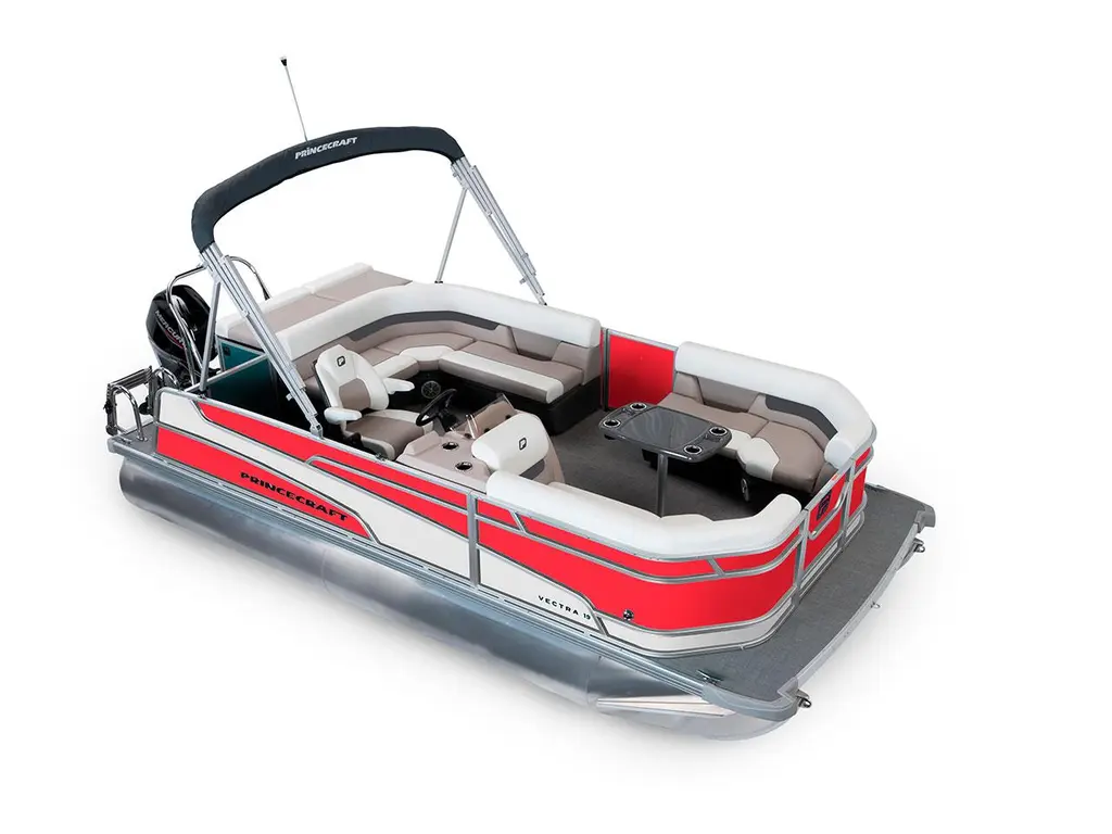 2025 Princecraft Vectra® 19 L Ruby Red - Onyx White Edition