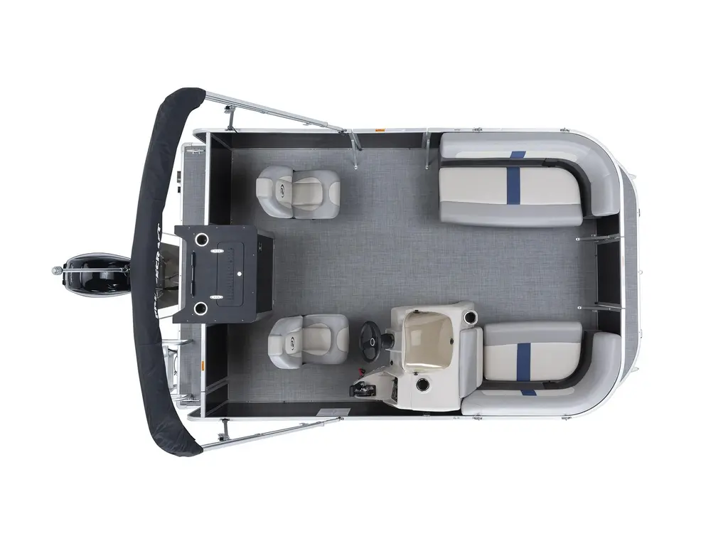 2025 Princecraft Jazz 14-2RS Classic Blue - Grey Metallic Graphic Package