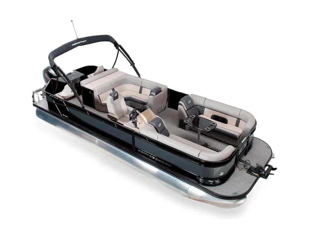 2025 Princecraft Sportfisher LX 25-2RS Black - Elegance Edition (With Grey Metallic Accent)