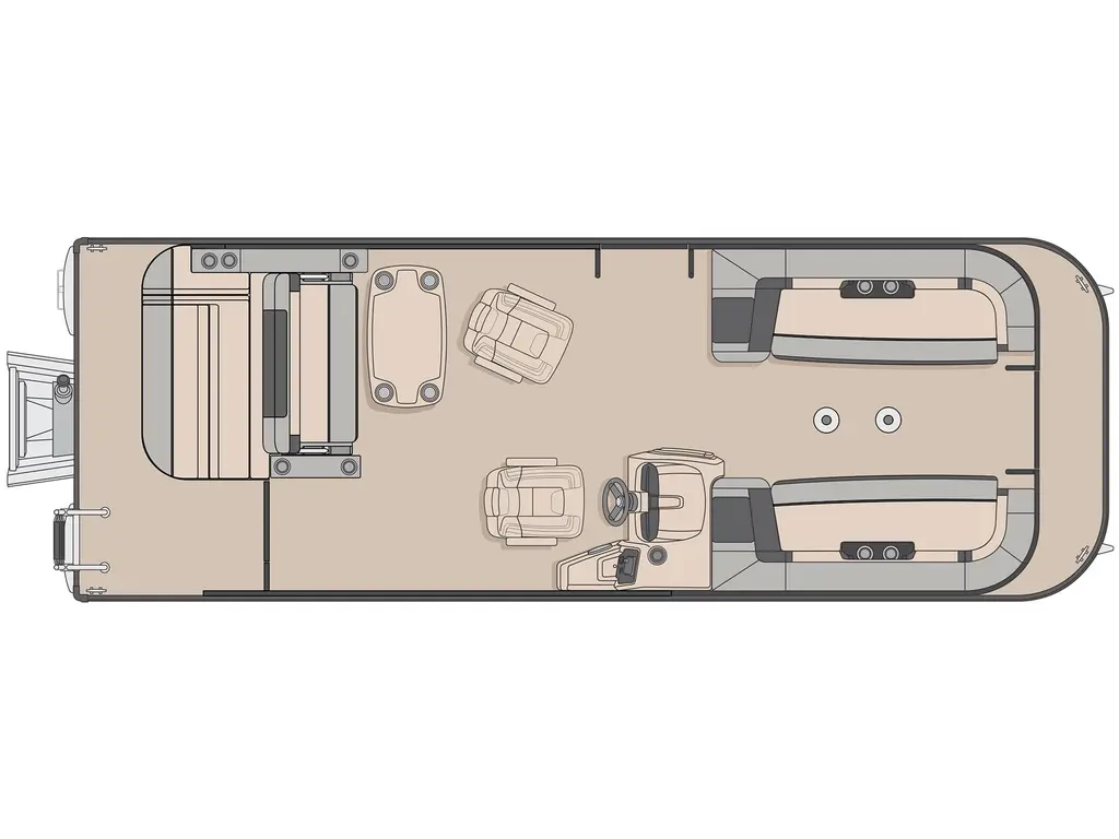 2025 Princecraft Quorum® 25 RL Black - Elegance Edition (Excluding Grey Metallic Accent)