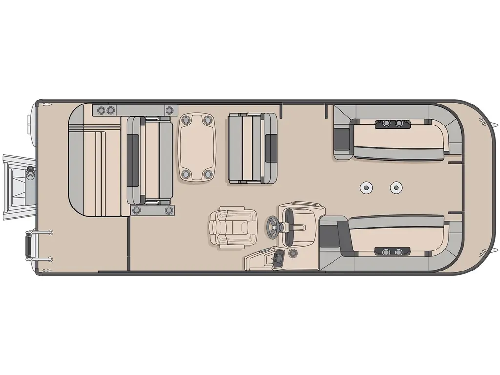 2025 Princecraft Quorum® 23 RL Ruby Red - Elegance Edition (With Grey Metallic Accent)