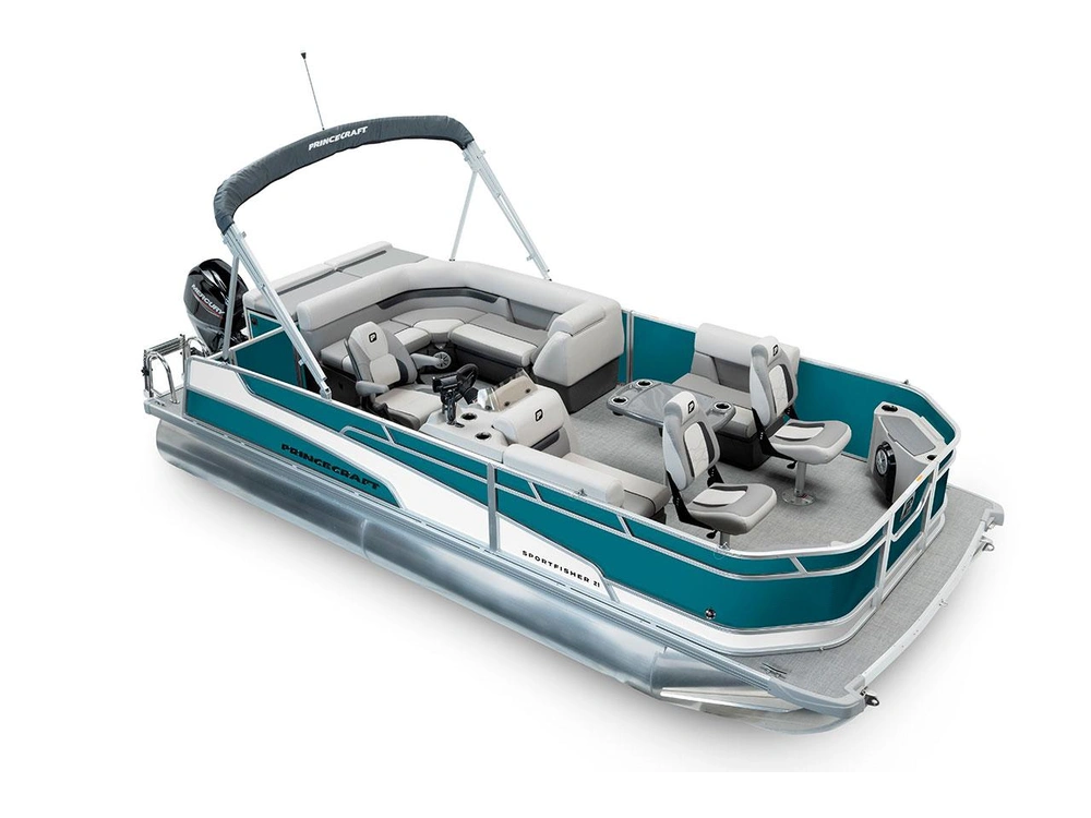2025 Princecraft Sportfisher 21-2S Sportfisher 21-2S Miami Harbour - Onyx White Edition alt