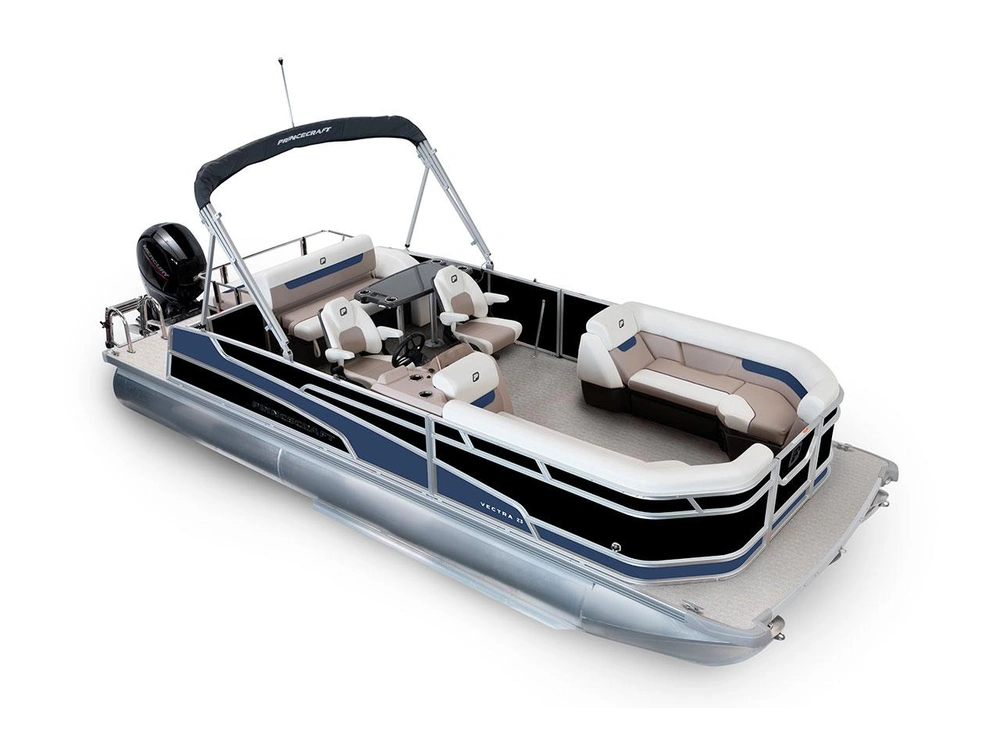 2025 Princecraft Vectra® 23 RL Vectra® 23 RL Black - Nautical Blue Edition alt