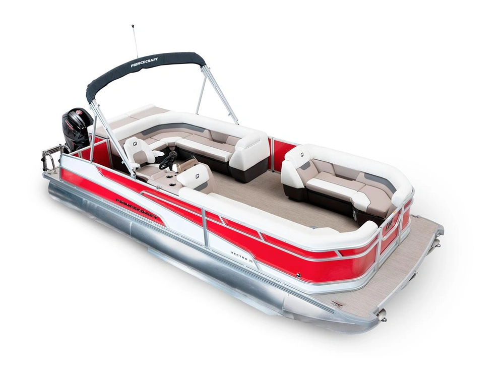 2025 Princecraft Vectra® 23 L Vectra® 23 L Ruby Red - Onyx White Edition alt