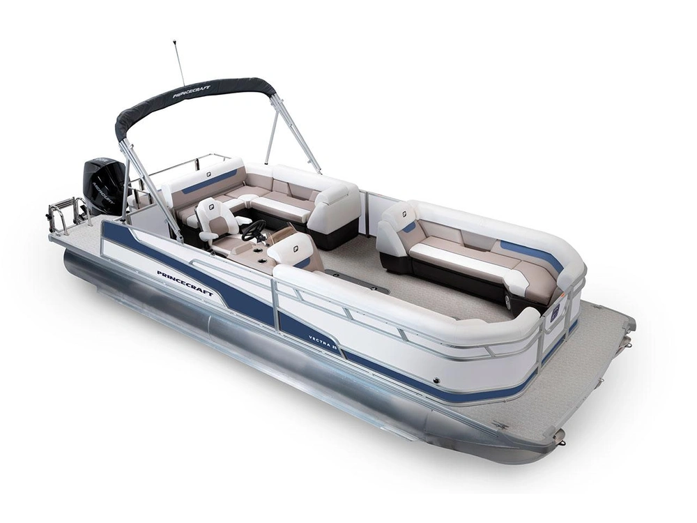 2025 Princecraft Vectra® 25 RL Vectra® 25 RL Pearl Grey - Nautical Blue Edition alt