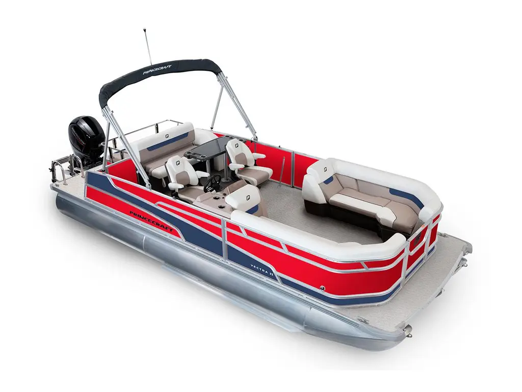 Princecraft Vectra® 23 RL Rouge Rubis - Édition Bleu Nautique 2025