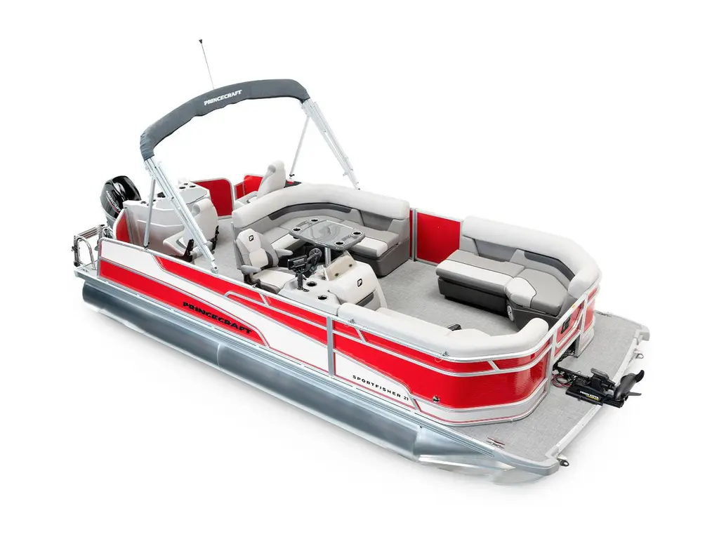 Princecraft Sportfisher 21-2RS Rouge Rubis - Édition Blanc Onyx 2025