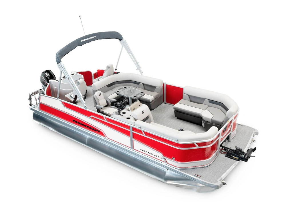 2025 Princecraft Sportfisher 21-2RS Sportfisher 21-2RS Ruby Red - Onyx White Edition alt