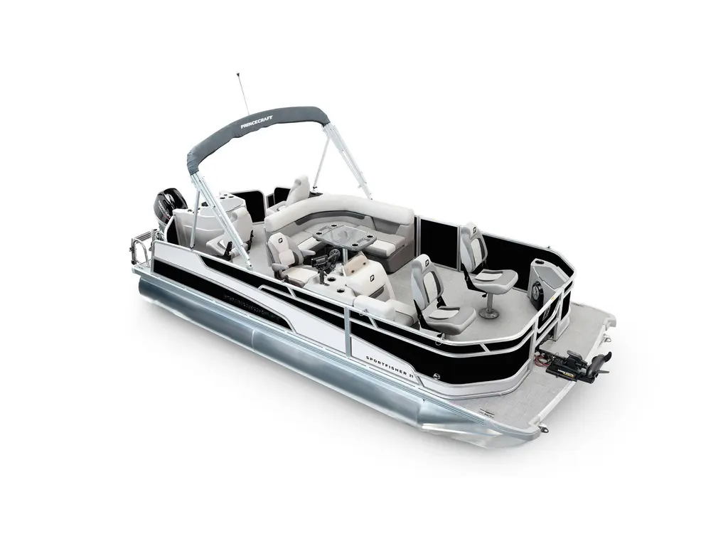 Princecraft Sportfisher 21-4S Noir - Édition Blanc Onyx 2025