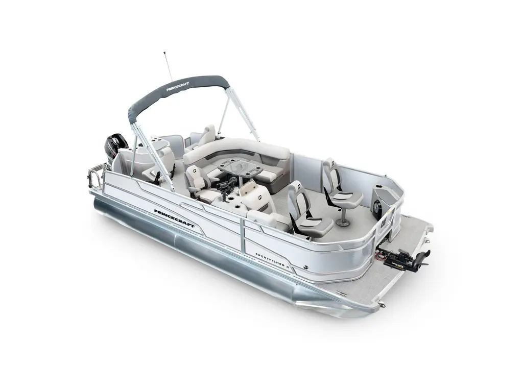 2025 Princecraft Sportfisher 21-4S Pearl Grey - Onyx White Edition