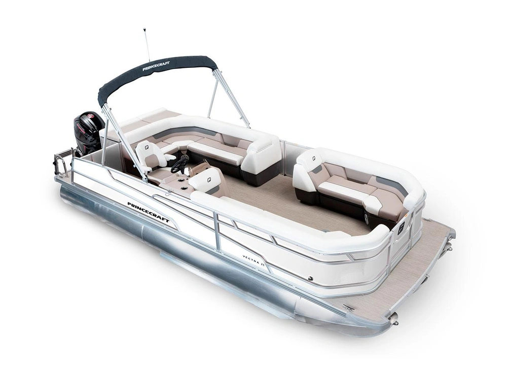 2025 Princecraft Vectra® 23 L Vectra® 23 L Pearl Grey - Onyx White Edition alt
