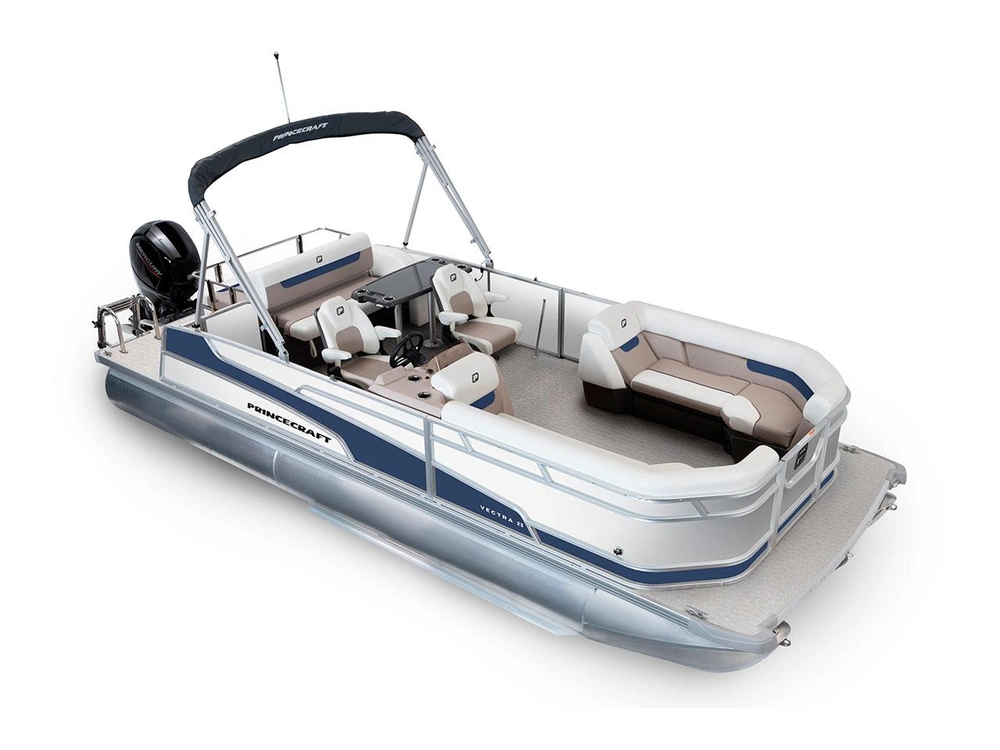 2025 Princecraft Vectra® 23 RL Vectra® 23 RL Pearl Grey - Nautical Blue Edition alt