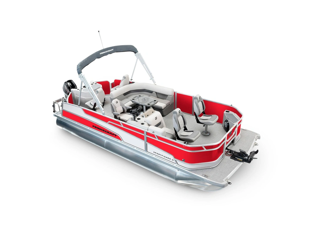 Princecraft Sportfisher 21-4S Sportfisher 21-4S Rouge Rubis - Édition Blanc Onyx 2025 alt