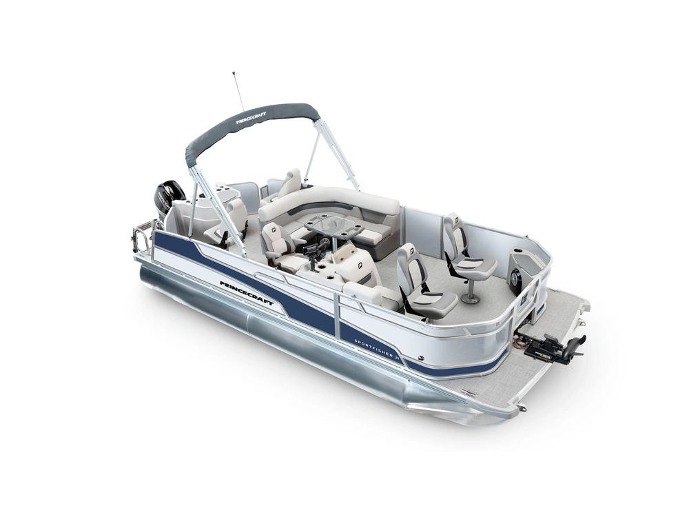 Princecraft Sportfisher 21-4S Sportfisher 21-4S Gris Perle - Édition Bleu Nautique 2025 alt