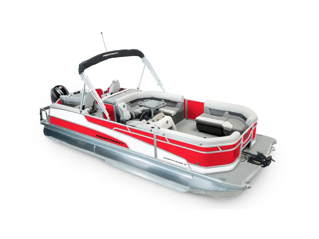 Princecraft Sportfisher 23-2RS Rouge Rubis - Édition Blanc Onyx 2025