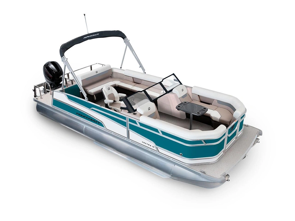 2025 Princecraft Vectra® 23 WRL Vectra® 23 WRL Miami Harbour - Onyx White Edition alt