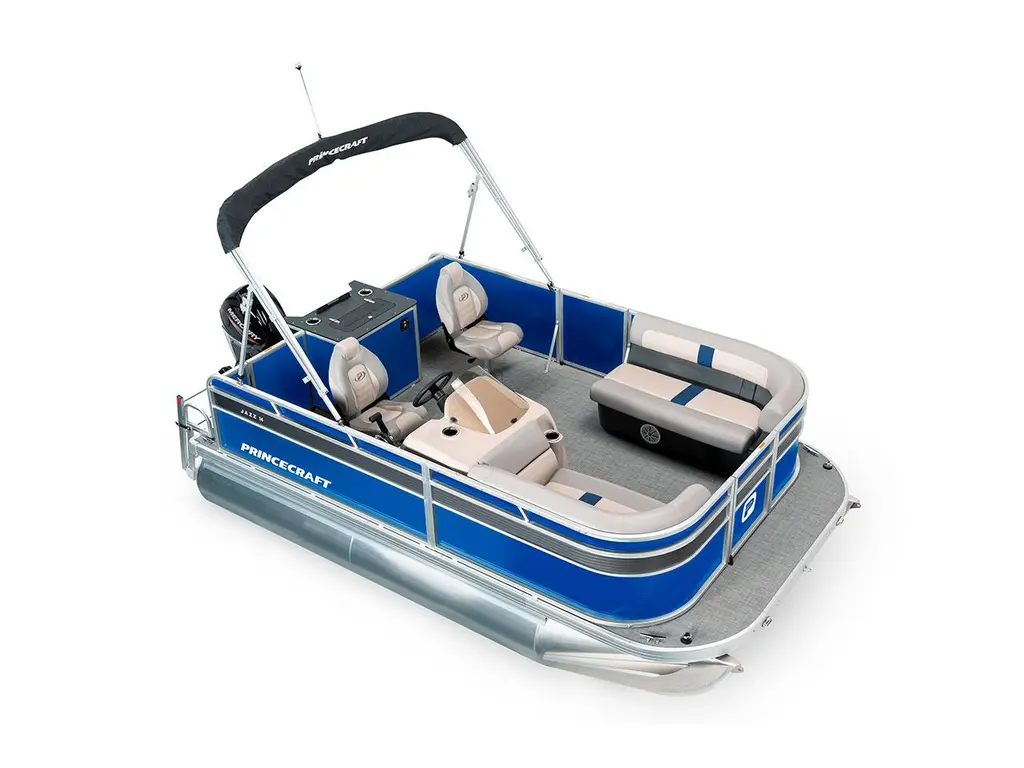 2025 Princecraft Jazz 14-2RS Classic Blue - Grey Metallic Graphic Package