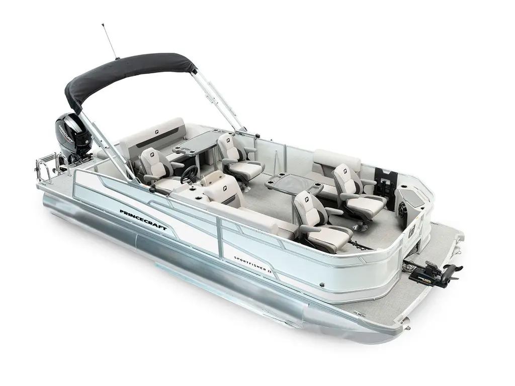 2025 Princecraft Sportfisher 23-2S RL Pearl Grey - Onyx White Edition