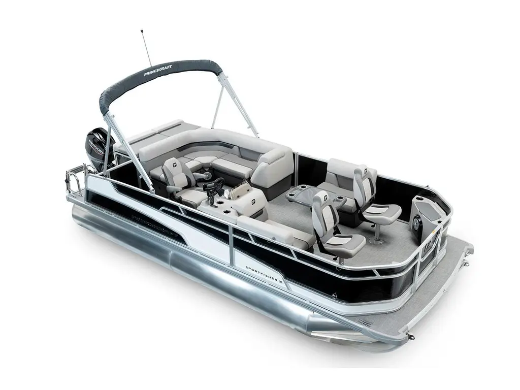 Princecraft Sportfisher 21-2S Noir - Édition Blanc Onyx 2025