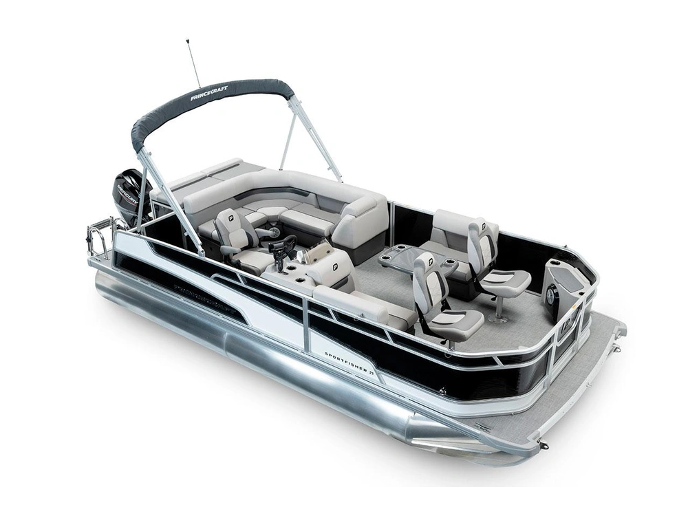 2025 Princecraft Sportfisher 21-2S Sportfisher 21-2S Black - Onyx White Edition alt