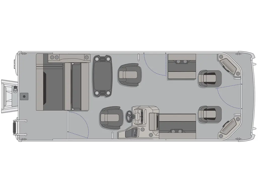 2025 Princecraft Sportfisher 23-2S RL Pearl Grey - Onyx White Edition
