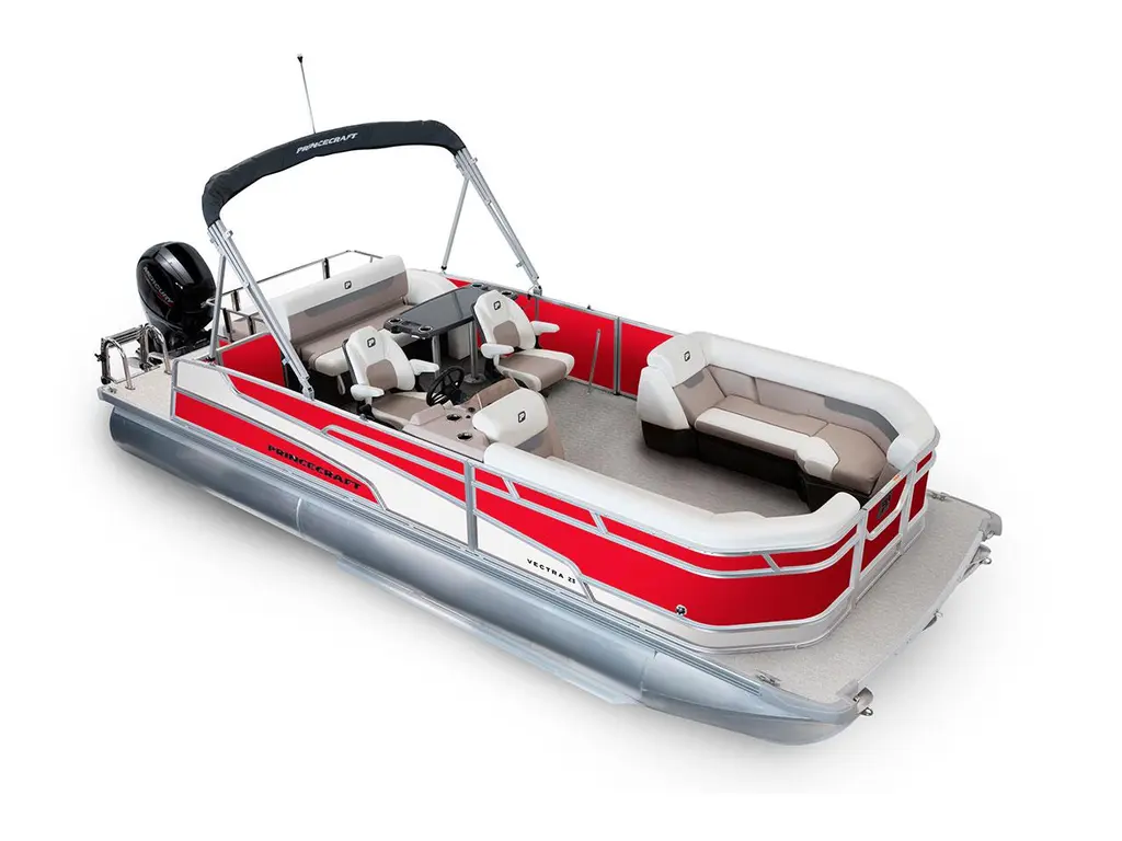 Princecraft Vectra® 23 RL Rouge Rubis - Édition Blanc Onyx 2025